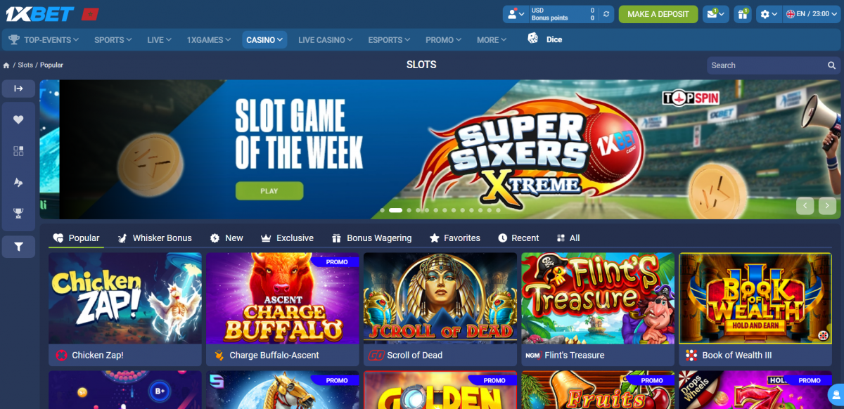1xBet Casino Review Promo Image